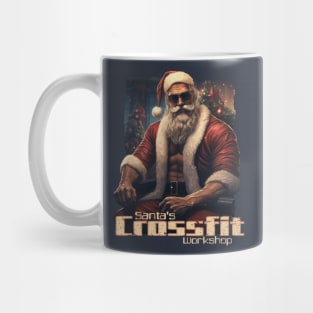 Crossfit Santa Claus Mug